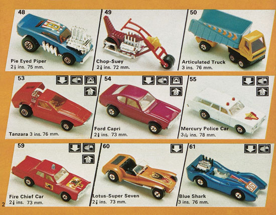 Matchbox catalogue 1974