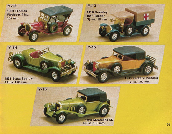 Matchbox catalogue 1974