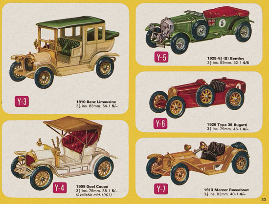 Matchbox Catalogue 1967