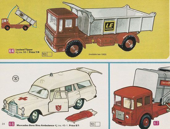 Matchbox Katalog 1969