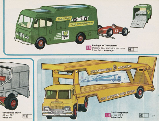 Matchbox Katalog 1969