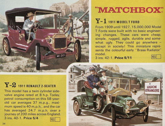 Matchbox Katalog 1969