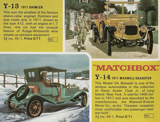 Matchbox Katalog 1969