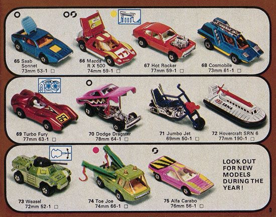 Matchbox catalogue 1976