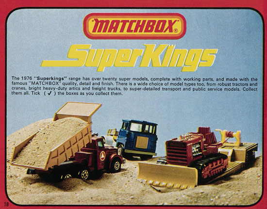 Matchbox catalogue 1976