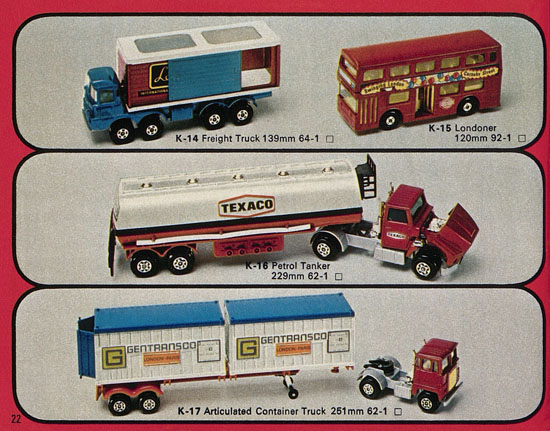 Matchbox catalogue 1976