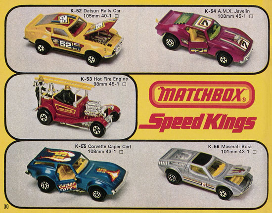 Matchbox catalogue 1976