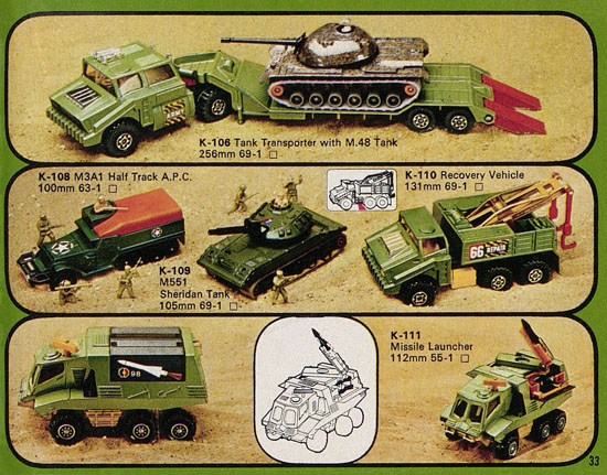 Matchbox catalogue 1976