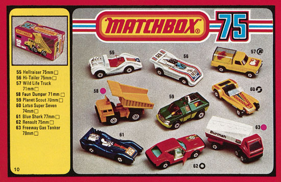 Matchbox catalogue 1977