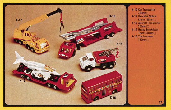 Matchbox catalogue 1977