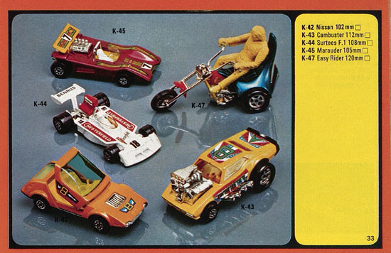 Matchbox catalogue 1977