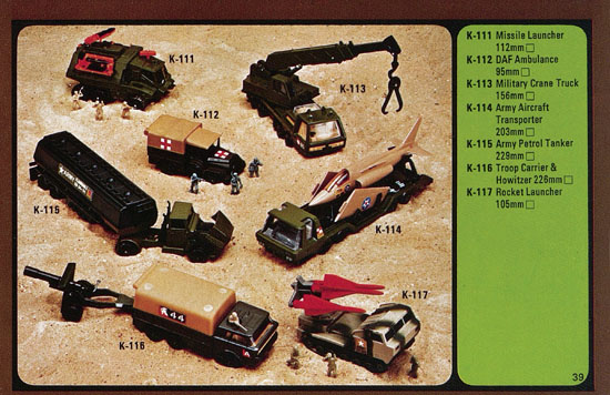 Matchbox catalogue 1977