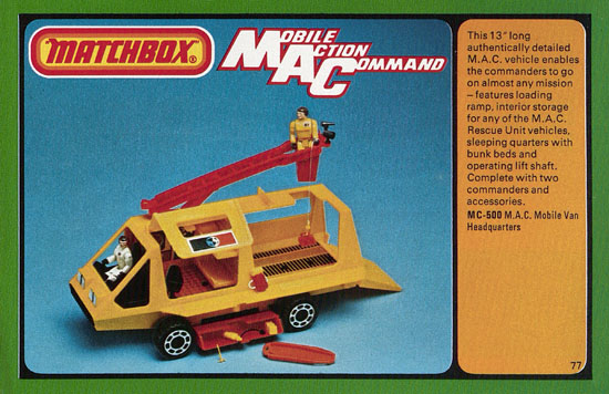 Matchbox catalogue 1977