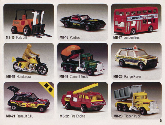 Matchbox catalogue 1984