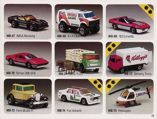 Matchbox catalogue 1984