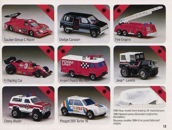 Matchbox catalogue 1984