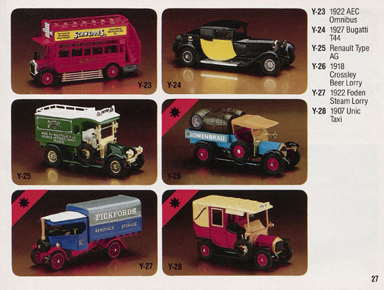 Matchbox catalogue 1984