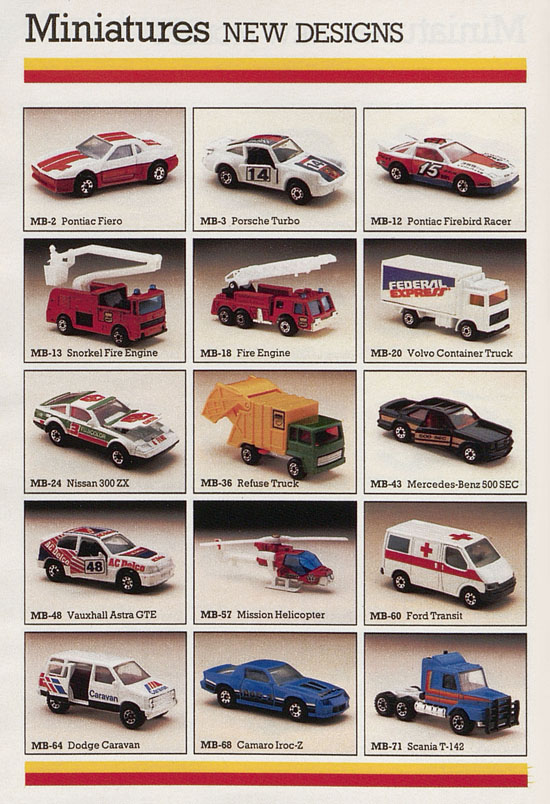 Matchbox catalogue 1987