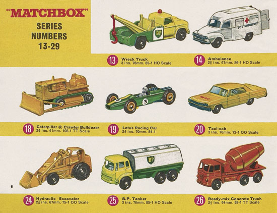 Seite 6 Matchbox Collectors Guide International 1966