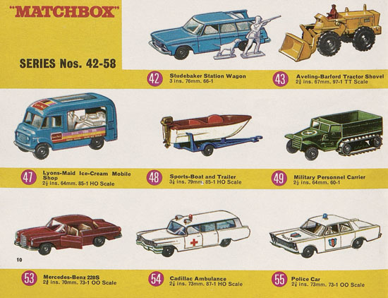 Seite 10 Matchbox Collectors Guide International 1966