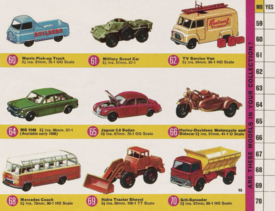 Seite 13 Matchbox Collectors Guide International 1966