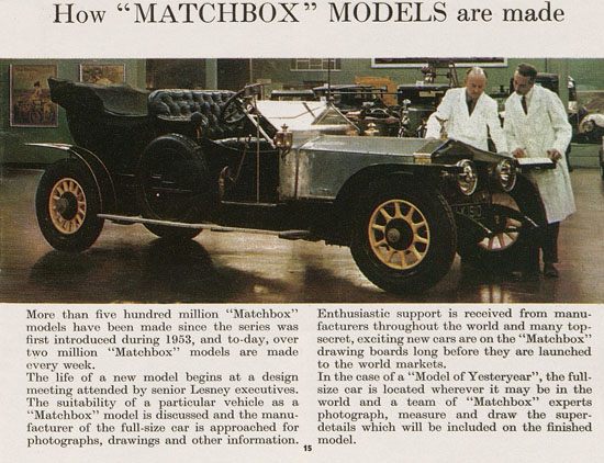 Seite 15 Matchbox Collectors Guide International 1966