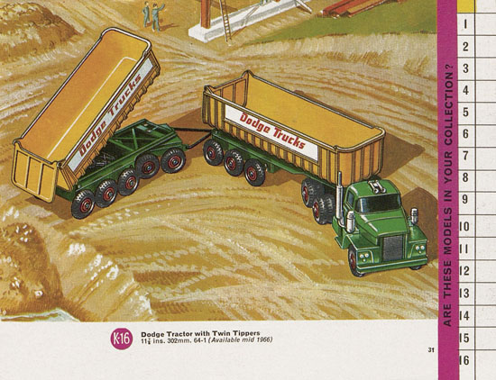 Seite 31 Matchbox Collectors Guide International 1966