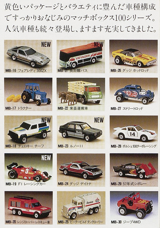 Seite 3 Matchbox Leaflet Japan 1986