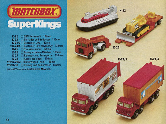 Matchbox Katalog 1979-1980