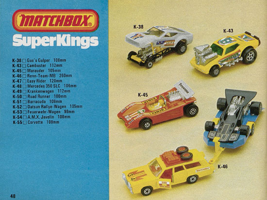 Matchbox Katalog 1979-1980