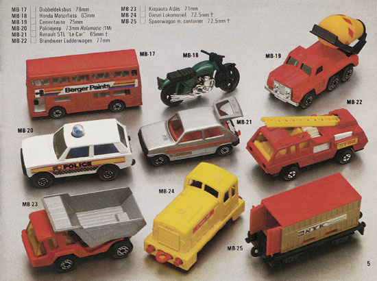 Matchbox Katalogus 1981-1982