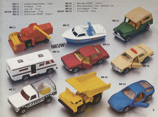 Matchbox Katalogus 1981-1982