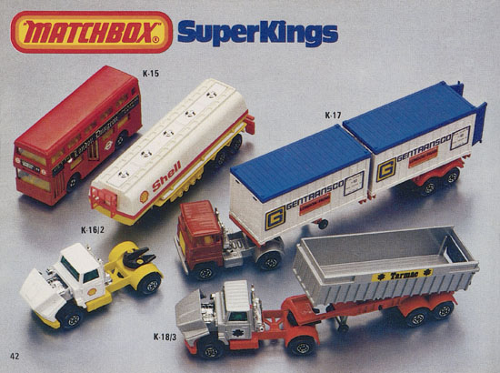 Matchbox Katalogus 1981-1982