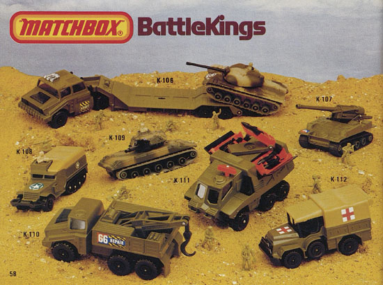 Matchbox Katalogus 1981-1982