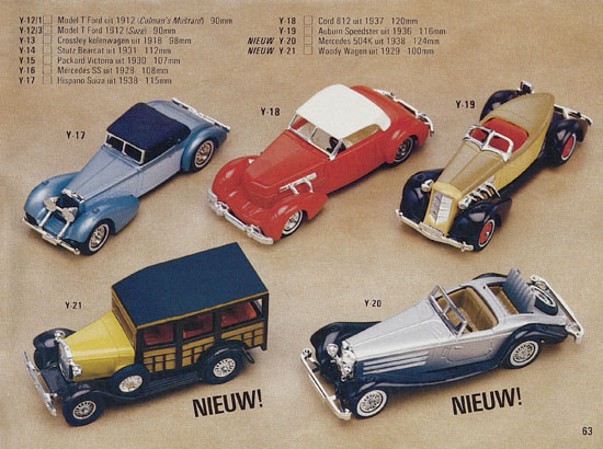 Matchbox Katalogus 1981-1982