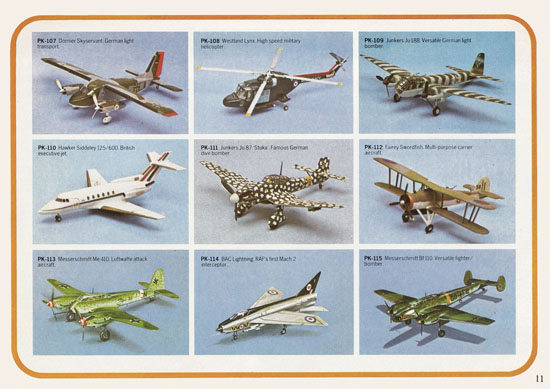 Matchbox Kits catalogue 1976