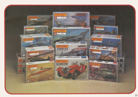 Matchbox Kits catalogue 1976