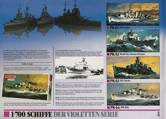 Seite 4 Matchbox Kits Katalog 1982-1983