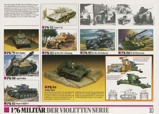 Seite 10 Matchbox Kits Katalog 1982-1983