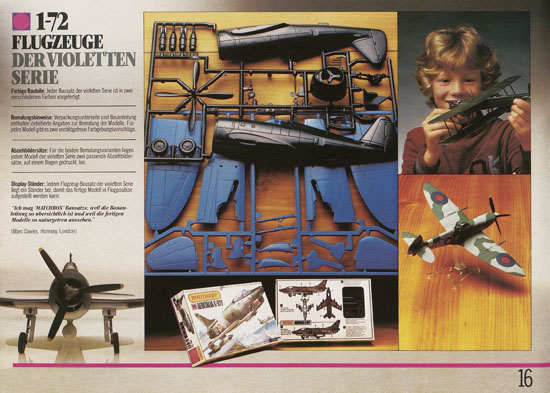 Seite 16 Matchbox Kits Katalog 1982-1983