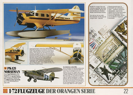 Seite 22 Matchbox Kits Katalog 1982-1983