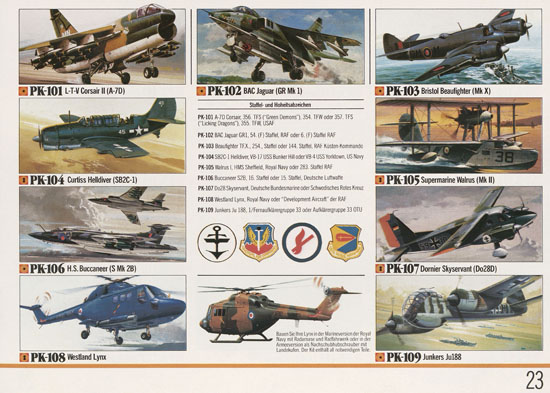 Seite 23 Matchbox Kits Katalog 1982-1983