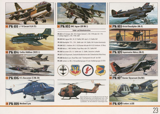 Matchbox Kits Katalog 1982-1983