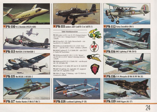 Seite 24 Matchbox Kits Katalog 1982-1983