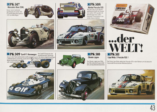 Seite 43 Matchbox Kits Katalog 1982-1983
