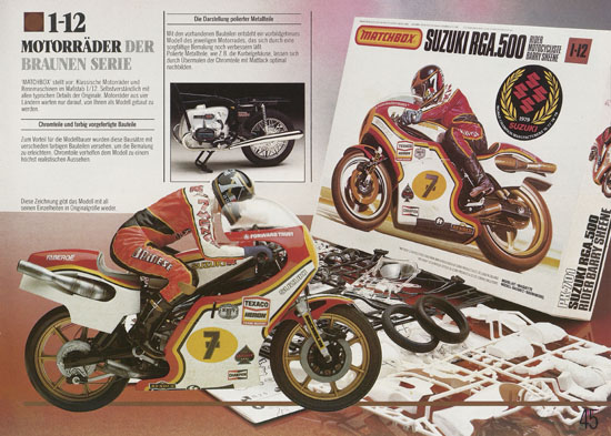 Seite 45 Matchbox Kits Katalog 1982-1983