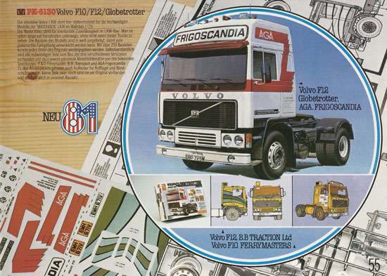 Seite 55 Matchbox Kits Katalog 1982-1983