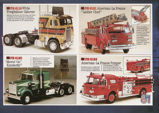Seite 58 Matchbox Kits Katalog 1982-1983