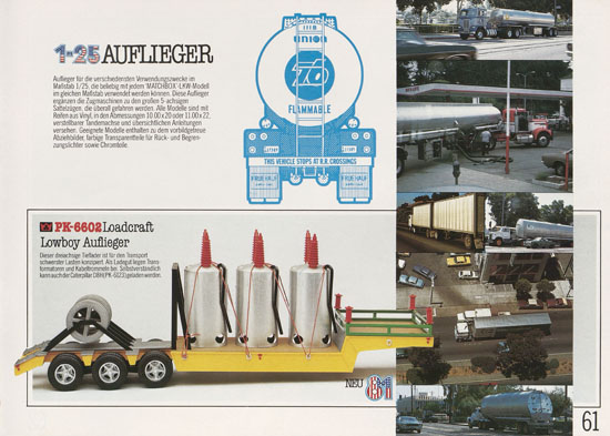 Seite 61 Matchbox Kits Katalog 1982-1983