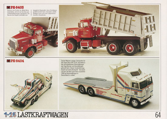 Matchbox Kits Katalog 1982-1983